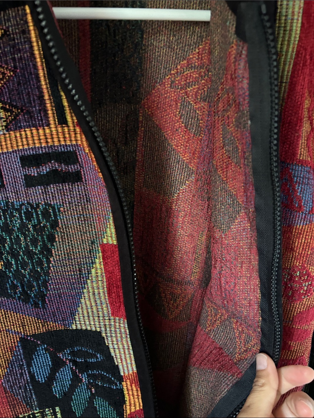 Vintage Fall Tapestry Jacket - Picture 4 of 4